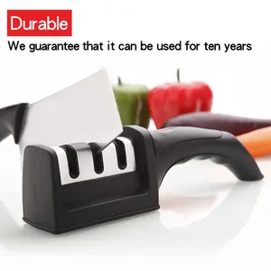 Pengasah gunting pisau 3 in 1 Asahan Pisau Asah Stainless steel dap