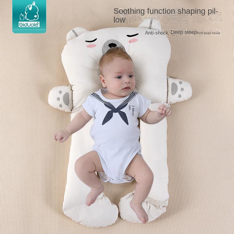 Bidole Baby Soothing Shaping Pillow Newborn Baby Anti-Startle Pillow ...