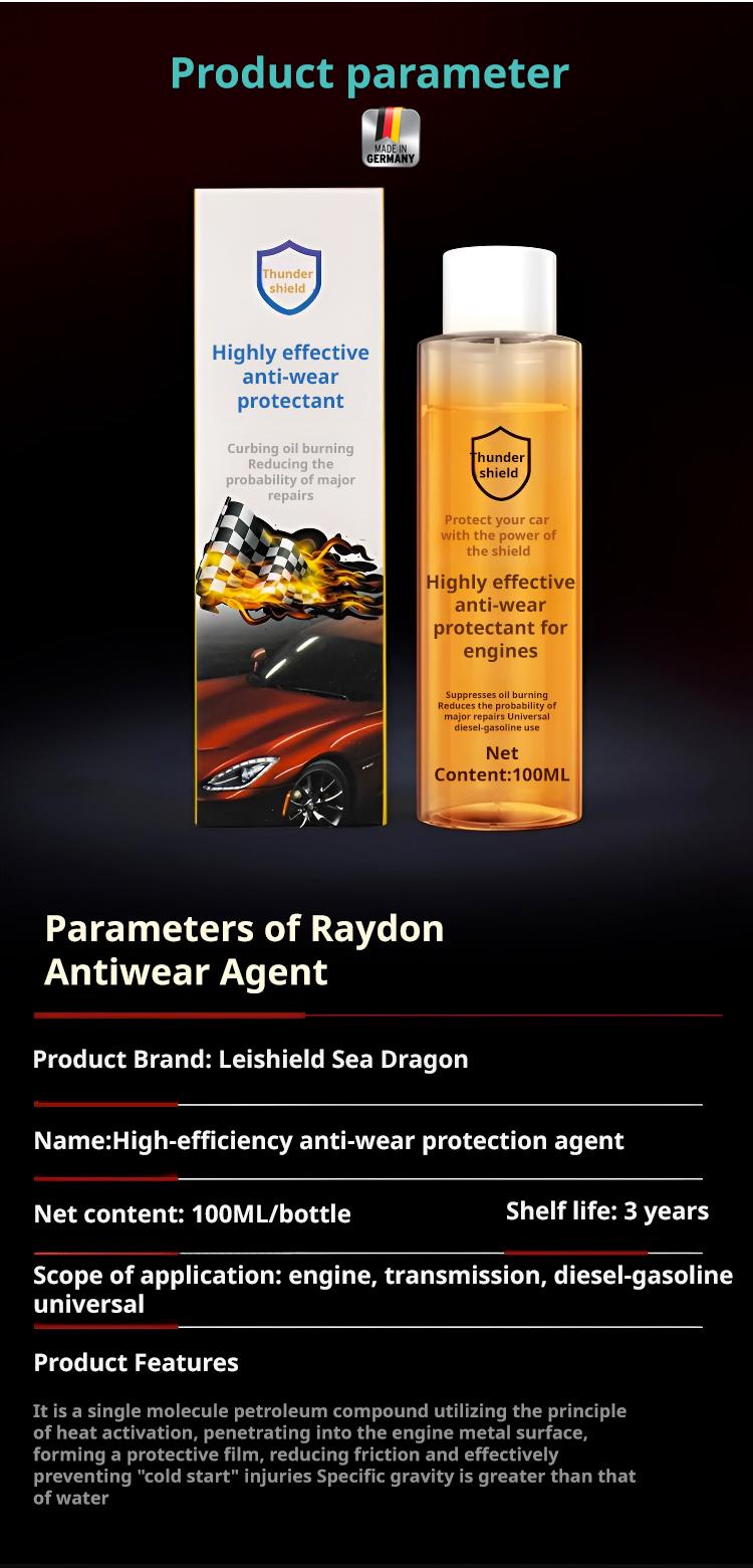 Product Introduction of Engine additive properties, for High Efficiency Anti Wear Protection 8