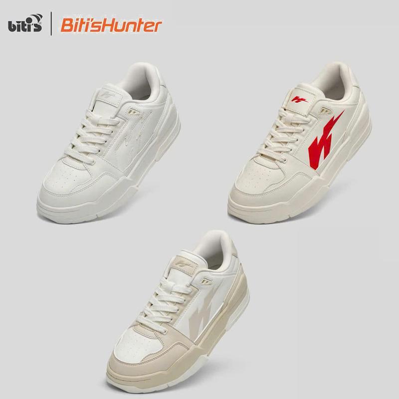   Mẫu mới 2025  Giày Thể Thao Nam - Nữ Bitis Hunter X LiteDash 2k24 phiên bản mới - HSM007504 HSM007506  Trắng Đỏ Kem lợt   