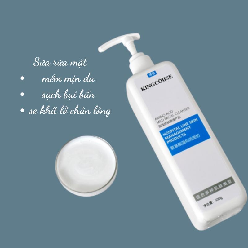 Sữa Rửa Mặt Spa Tinh Khiết 500ml- Loại Chai Cao Có Vòi