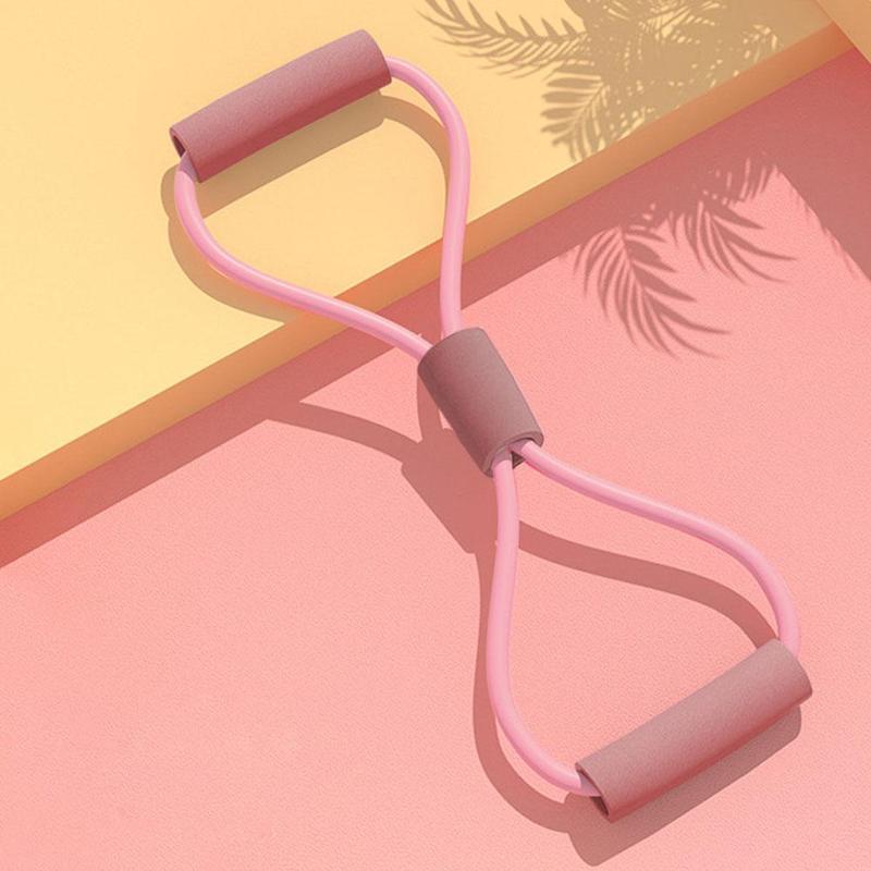 Product Introduction of 8-Word Type Exercise Rubber Resistance Band Household Magic Yoga Stretcher Elastic Belt Fitness U9I2 22