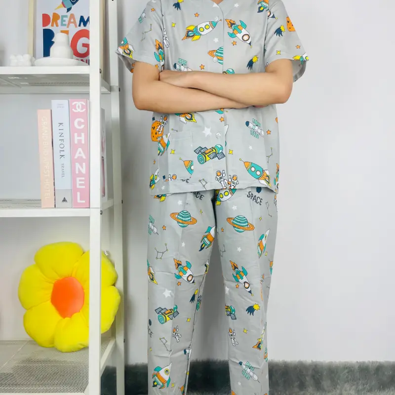 COTTON LOOKBOOK - PIYAMA REMAJA ANAK LAKI LAKI KATUN / BAJU TIDUR ANAK BOY SMP 10 11 12 13 14 15 TAHUN /  BAJU RUMAH ANAK SIZE ANAK COWO BESAR / SIZE XL 4