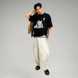 LIL PUBLIC Oversize Heavyweight T-shirt Kamogawa “Hisashi series”