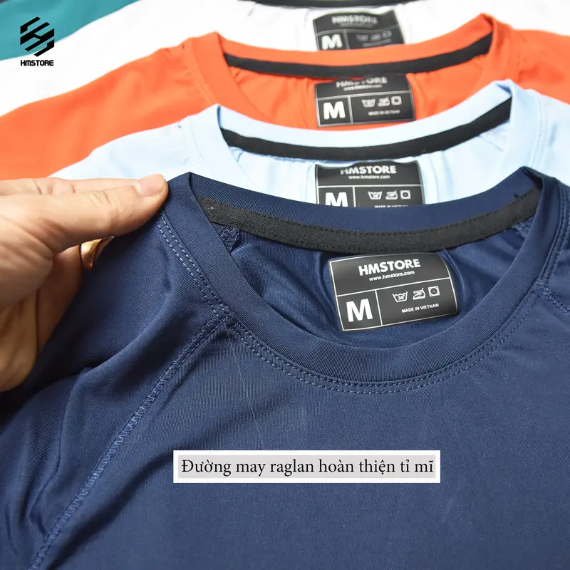 Áo thun thể thao nữ raglan tập gym yoga mã [GY09] chất thun lạnh chính phẩm thấm hút mồ hôi, thoải mái vận động. Top Sport 4