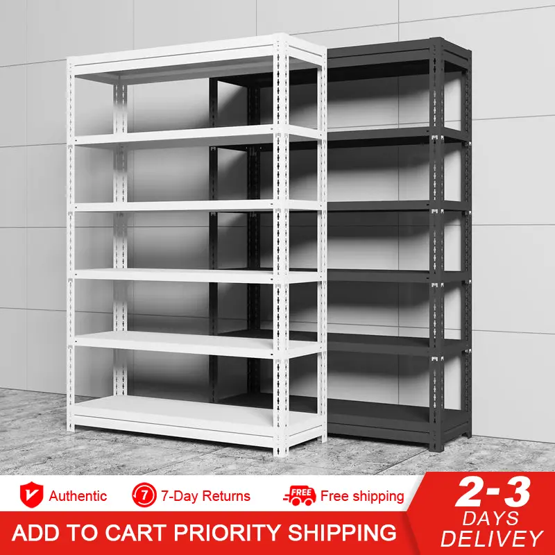 2/3/4/5/6 Layers Steel Rack Shelves Metal Rack Shelf Heavy Duty Multi-Purpose Rack Organizer Shelf Layer for Things Kitchen Cabinet Organizer Storage Rack Shelf