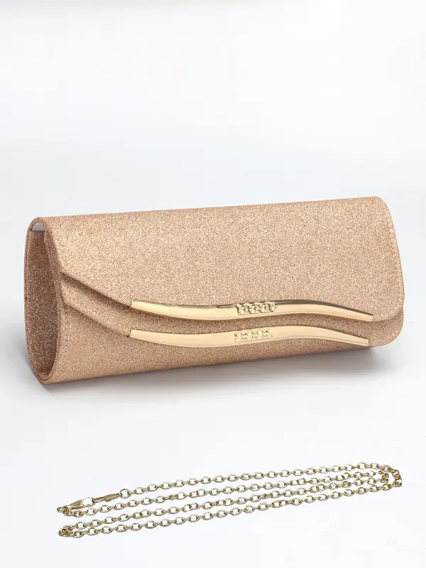 Women's Elegant Glitter Evening Bag, Exquisite Trendy Clutch Bag, Fashionable Bag for Party Decoration 2