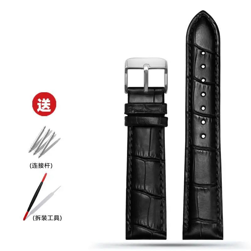 Dây Đeo Đồng Hồ Bằng Da Thật, Thích Hợp Cho Casio EFR-552D / EFB-670 / Efv-540 ECB-900, Màu Xanh Dương, Vòng Đeo Tay Đồng Hồ 4