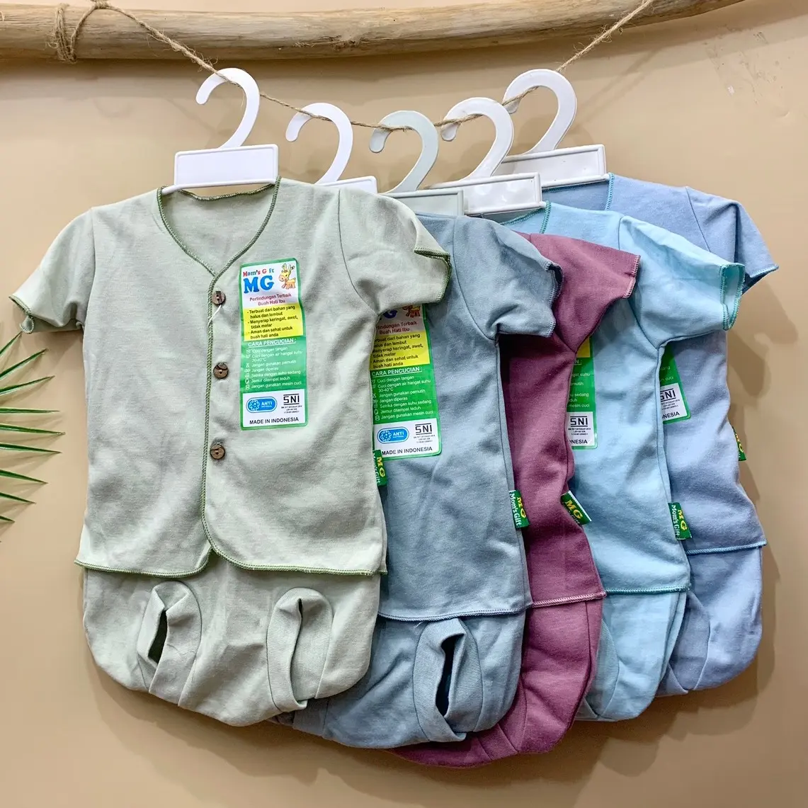 Mom Gift set polos - setelan polos newborn Bayi lahir 0-6 bulan