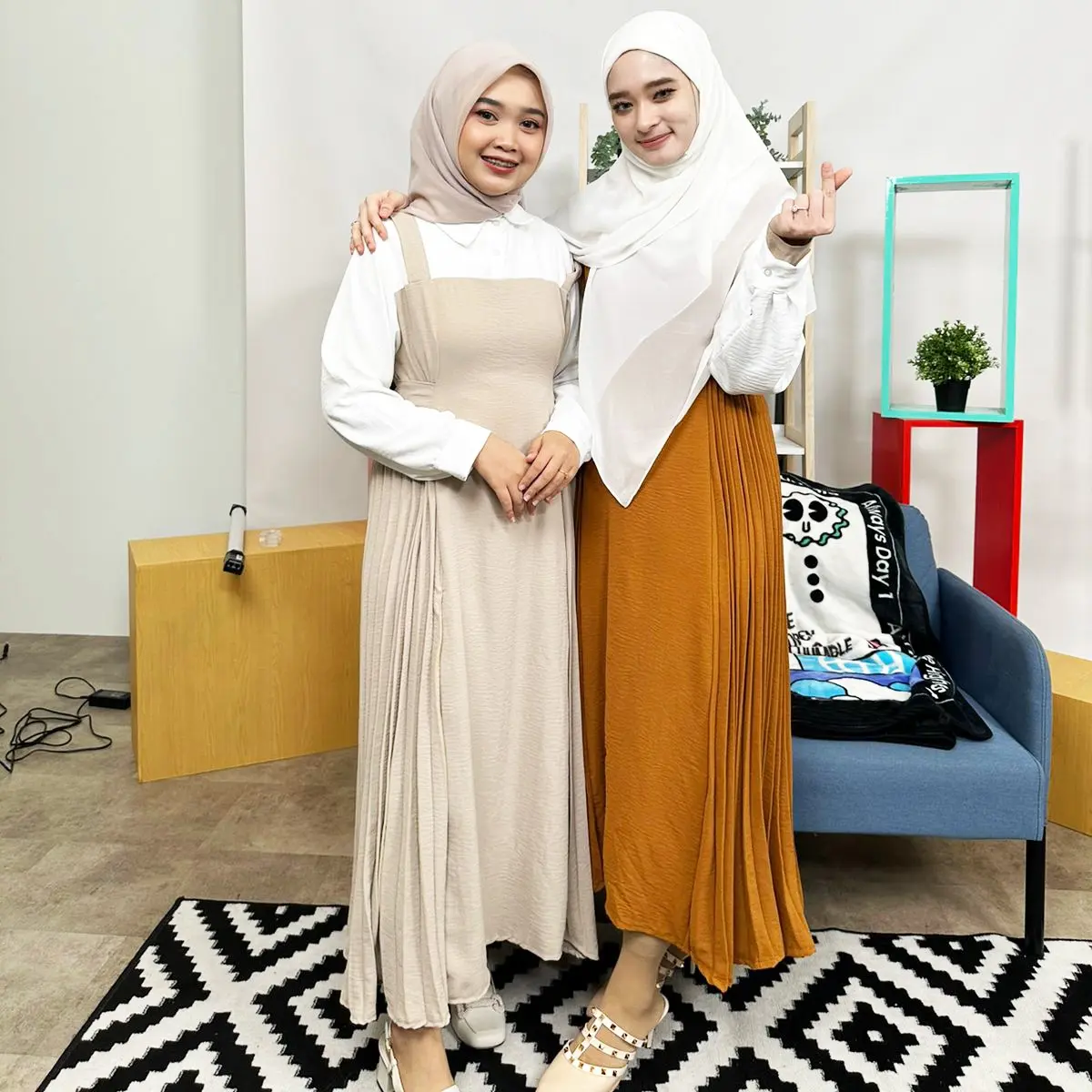 SF - Hanny Dress Wanita Cringkle Premium Airflow