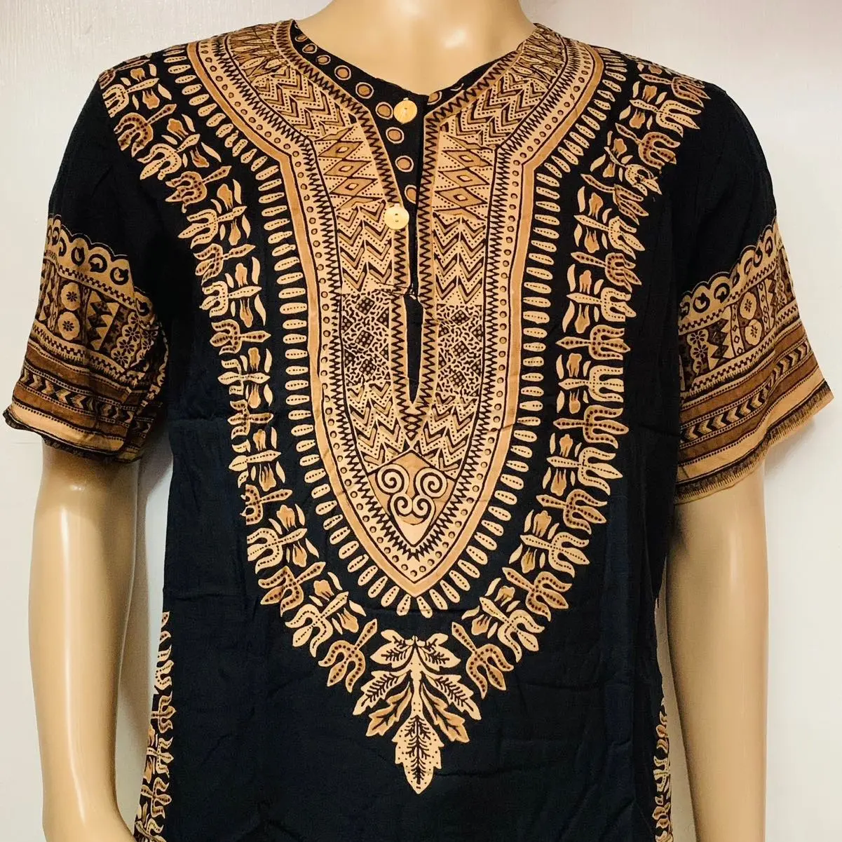 (PLUS SIZE) Dashiki Bohemian Batik Shirt Boho