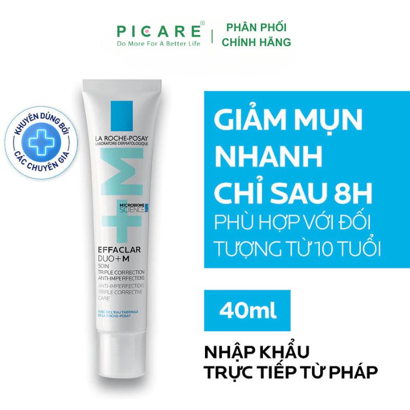 Kem Dưỡng Giúp Thông Thoáng Lỗ Chân Lông, Ngừa Thâm Và Giảm Mụn La Roche-Posay Effaclar Duo+ M 40ml Làm Đẹp Da Nữ Women Skincare  Cho Bé