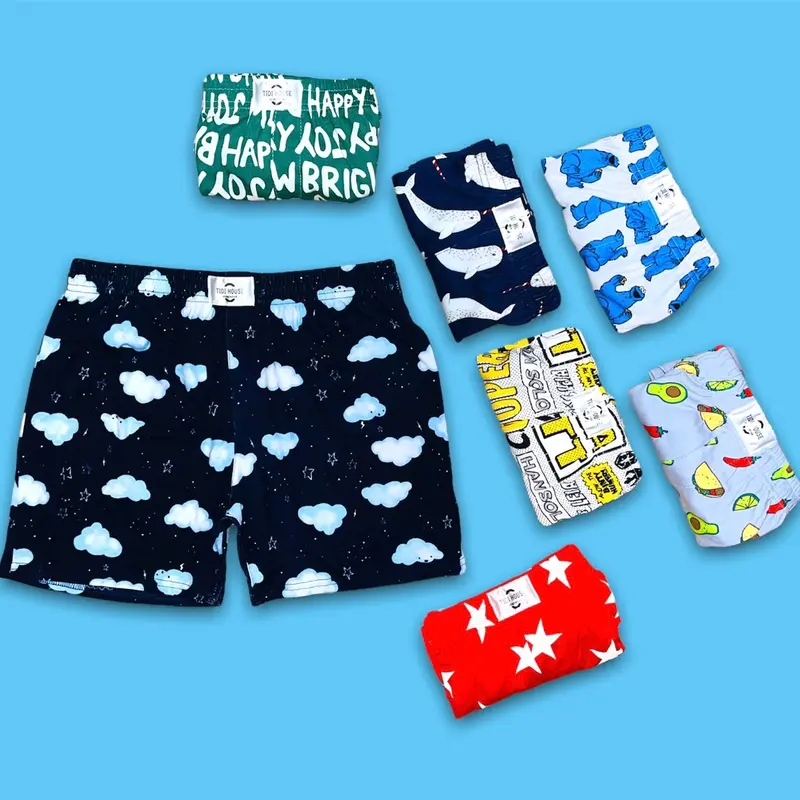 Combo 5 Quần đùi mặc ở nhà, mặc ngủ, chất liệu thun cotton co giãn - GIAO MẪU NGẪU NHIÊN - TIDI HOUSE Menswear 3