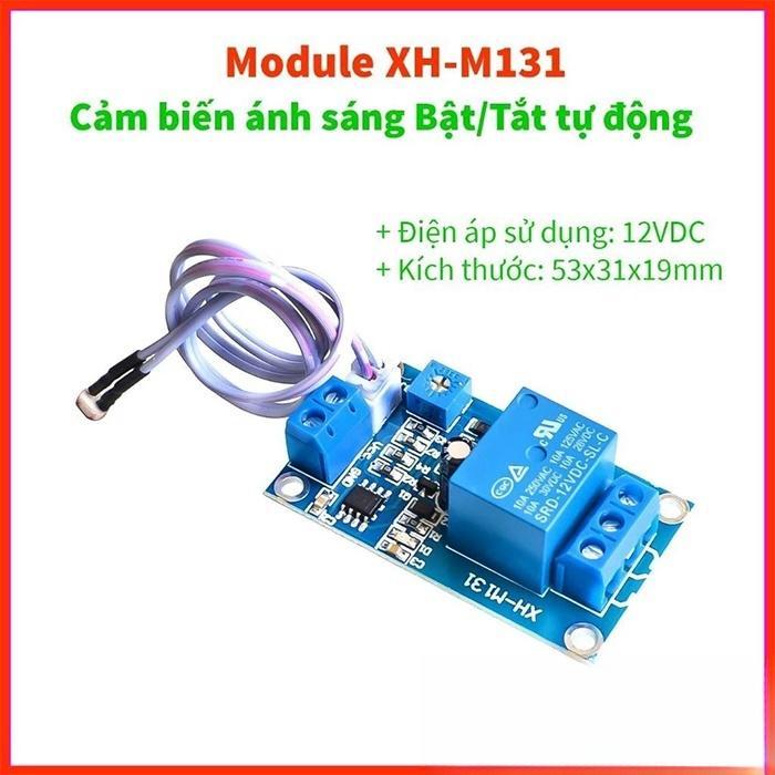 Module XH-M131 Cảm Biến Ánh Sáng Bật Tắt Tự Động 12V