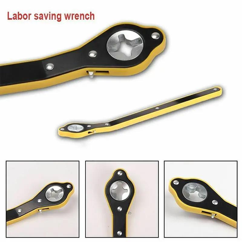 Auto Labor Saving Jack Ratchet Wrench, Tire Jack Removal Wrench, Car Tire Wrench, Tyre Repair & Fitting Tool 4