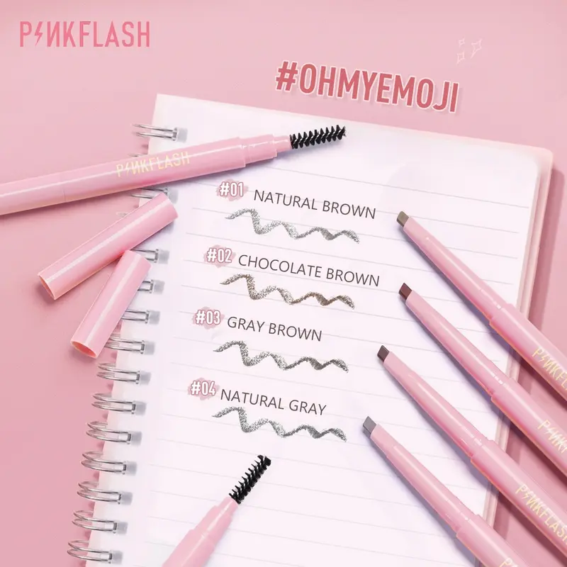 PINKFLASH Waterproof Auto Eyebrow Pencil | PF-E09 2