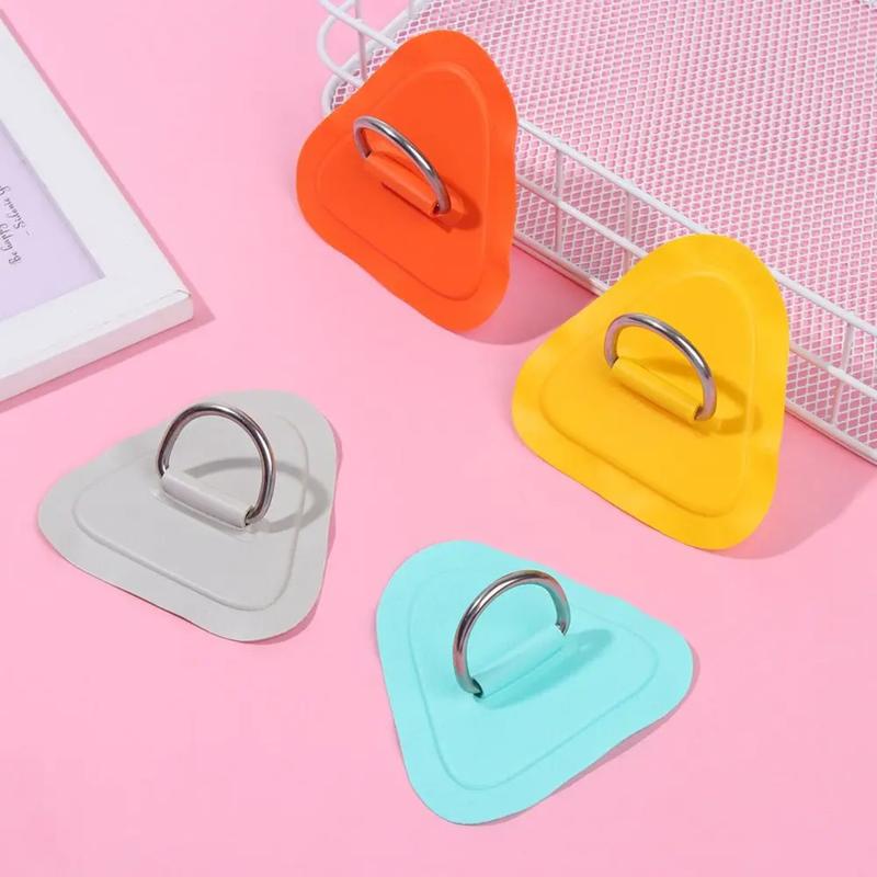 Triangle Stainless Steel D Ring Pad/Patch With Glue Canoe Kayak ...