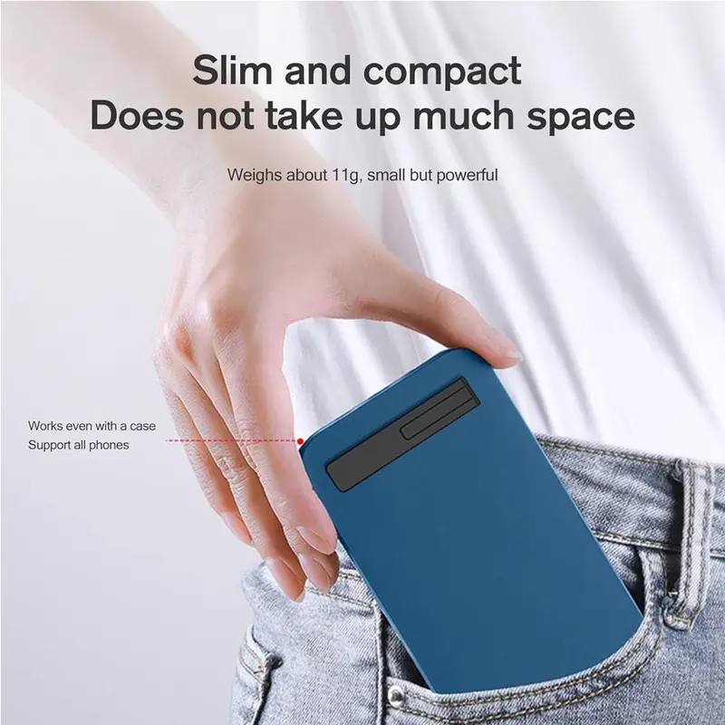 Ultra Thin Cell Phone Holder, Adjustable Angle Mini Metal Phone Kickstand, Portable Phone Stand, Foldable Horizontal/Vertical Desk Mobile Phone Holder Stand, Phone Accessories 8