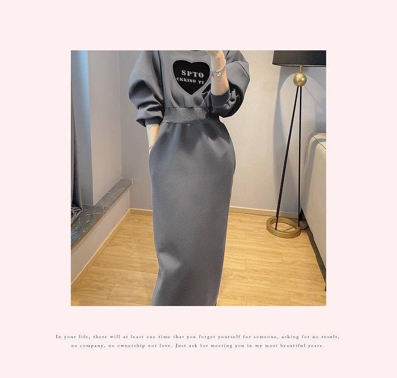 Product Introduction of Váy Len Corseted Màu Xám Độc Đáo Thiết Kế Đẹp, Dành Cho Nữ, Bộ Sưu Tập Xuân Và Mùa Thu, Hàng Mới Về 2024, Thêu Tình Yêu, Váy Giả Hai Mảnh, Xu Hướng Thời Trang, Đẹp, Trẻ Trung Dress Women Tre Màu Trắng 9