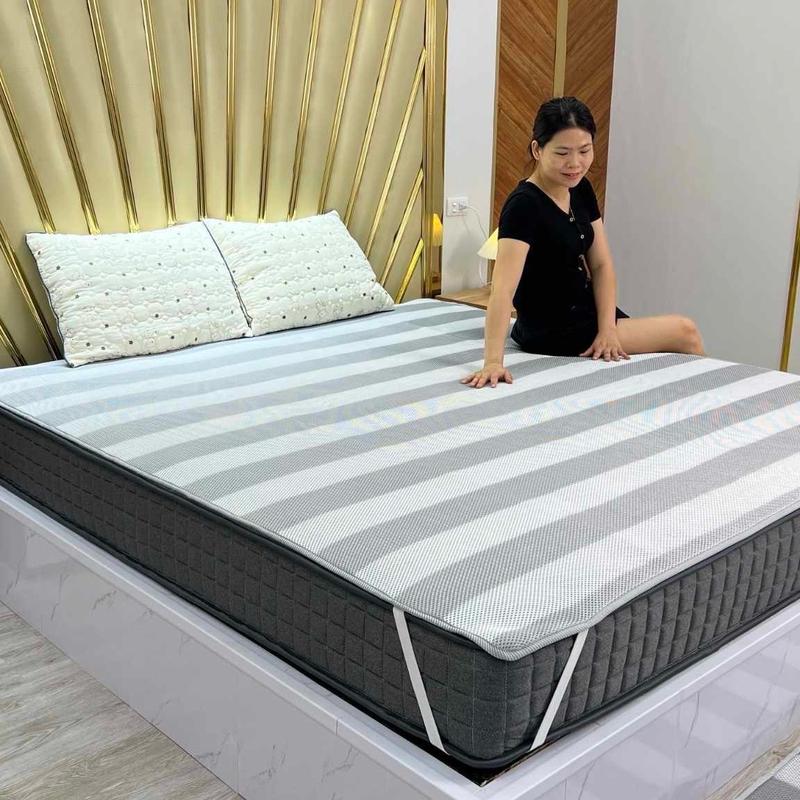 Chiếu điều hoà Hanna Hàn Quốc, model DH-HAN003 vải lanh vn vải không dệt trúc mây 2