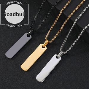 ROADBULLシンプルな幾何学模様のペンダントネックレス,ステンレス作るで,パーティーや通常使用いに適しています.スタイリッシュでどんなスタイルにも合ううわせやすく,彼女へのSHANGPINな誕生日プレゼントやプレゼントり物に最适です.