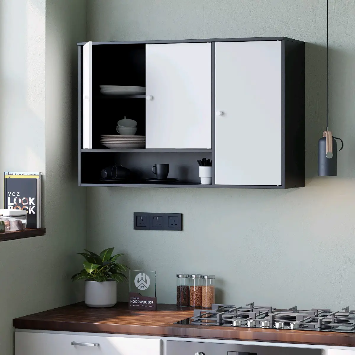 Lemari Dapur Kitchen Set Lemari Rak Serbaguna Minimalis