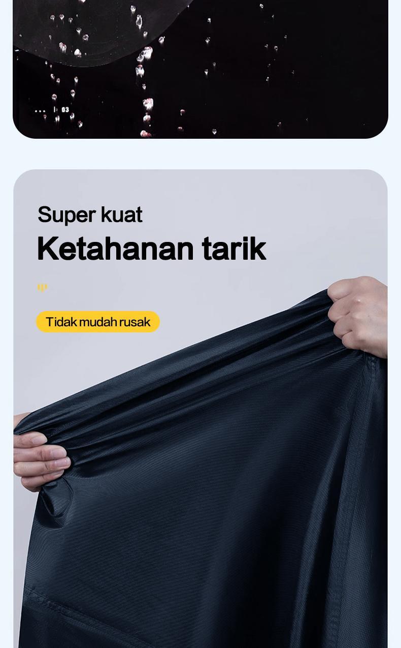 Jas hujan terbaru untuk dua orang, jas hujan motor yang modis dan tahan lama, tebal dan anti air, cocok untuk berkendara motor, bisa digunakan pria dan wanita