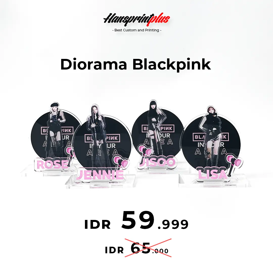 Diorama Blackpink / Figure Blackpink / Standee Blackpink ( Jennie | Rose | Lisa | Jisoo ) Kpop Merch Acrylic