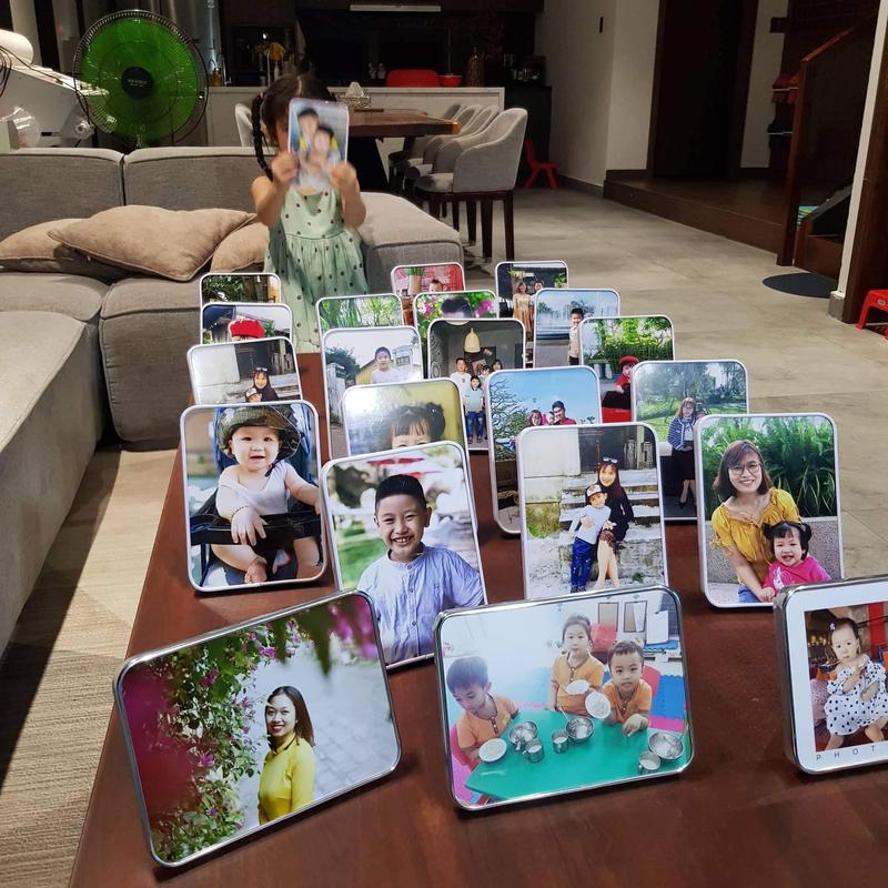 Khung ảnh gỗ tráng gương để bàn 10x15, 13x18, 15x20, 20x30 trang trí nhà cửa, bàn làm việc, in hình cưới, sinh nhật, thôi nôi Decor Khung Tranh Decor Phòng Treo Tường