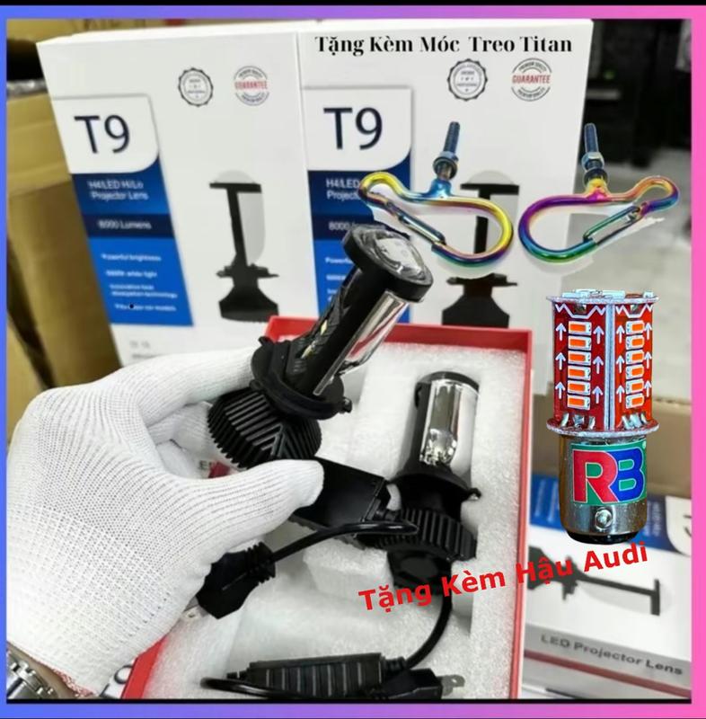   RBHL2001  GIÁ LẺ 1 BÓNG ĐÈN PHA LED T9 PLUS 45W LẮP Ô TÔ& XE MÁY HIỆU ỨNG TIẾT KIỆM ĐIỆN BẢO HÀNH 12 THÁNG CHÍNH HÃNG  Tặng Móc Treo Titan khoá Cài+ Hậu Audi Cao Cấp LEDT9#T9#DOCHOIXEMAY#LEDBICAU#RB 