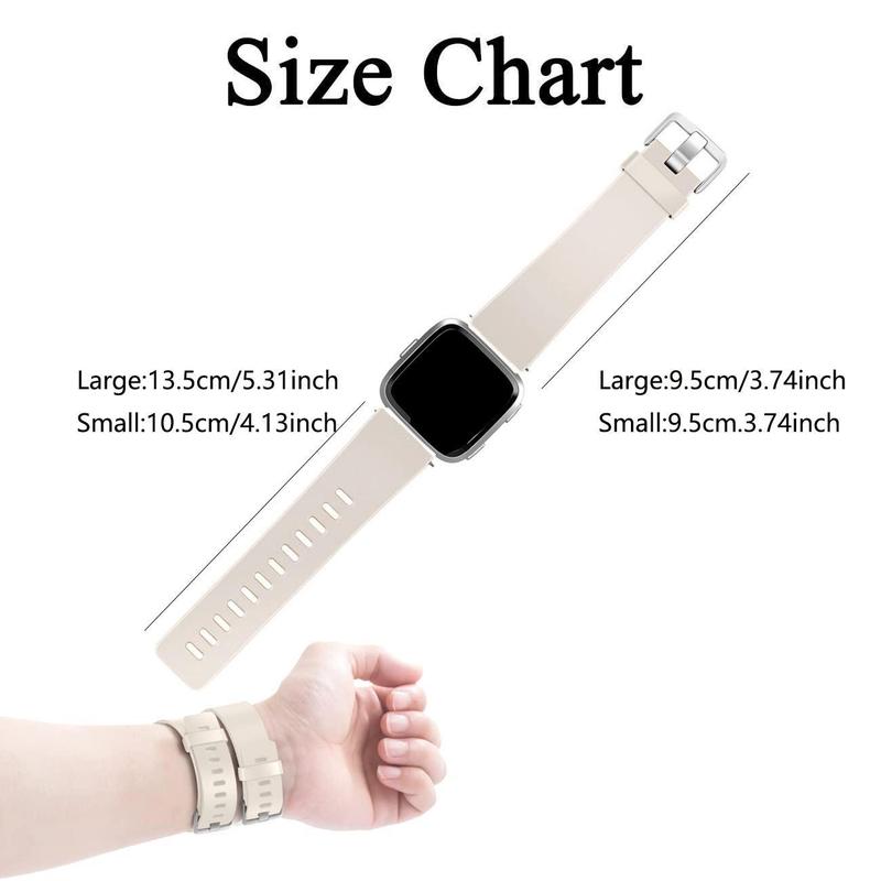 Product Introduction of Silicone Sport Replacement Watch Band for Women & Men, 1 Count Fashionable Watch Band Compatible with Versa Lite/Fitbit Versa 2/Versa, Smart Watch Accessories 1