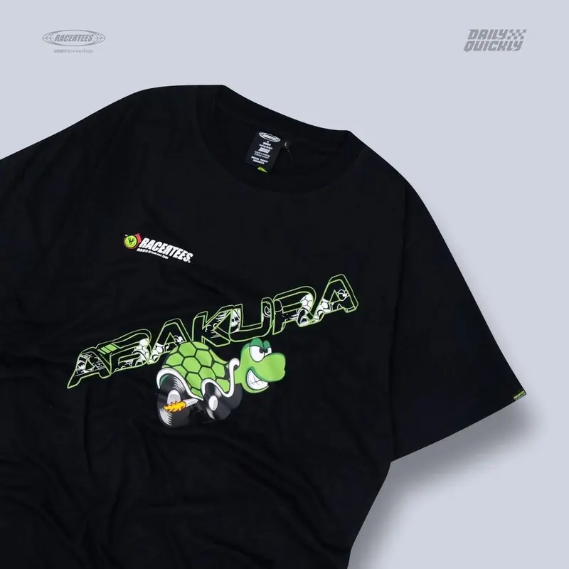 Kaos Racing Pria Racertees Abakura Racing #15 Hitam 1