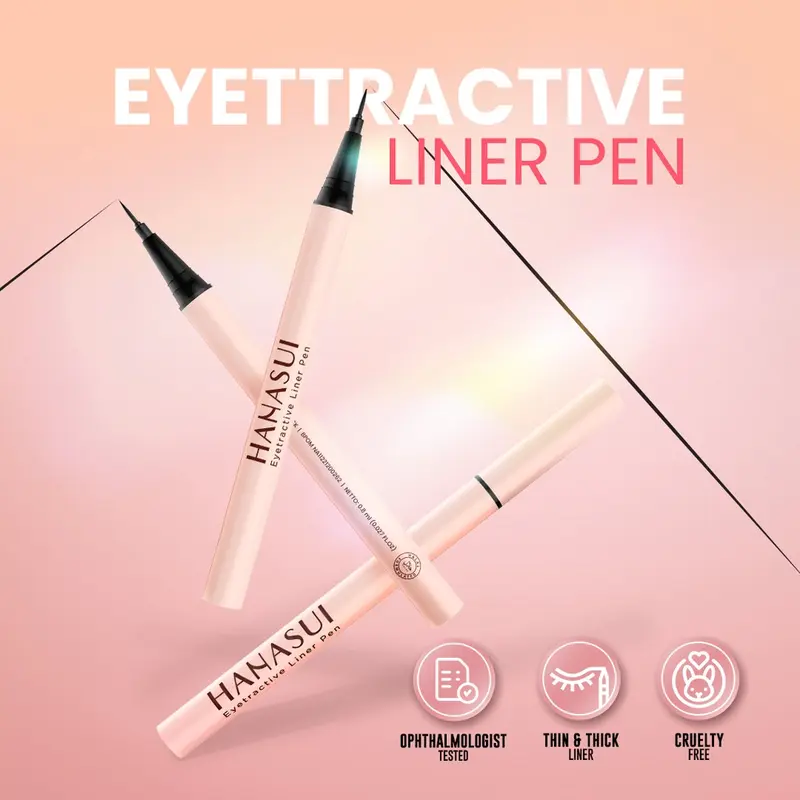 Hanasui Eyetractive Liner Pen Eyeliner Lasting Waterproof 5