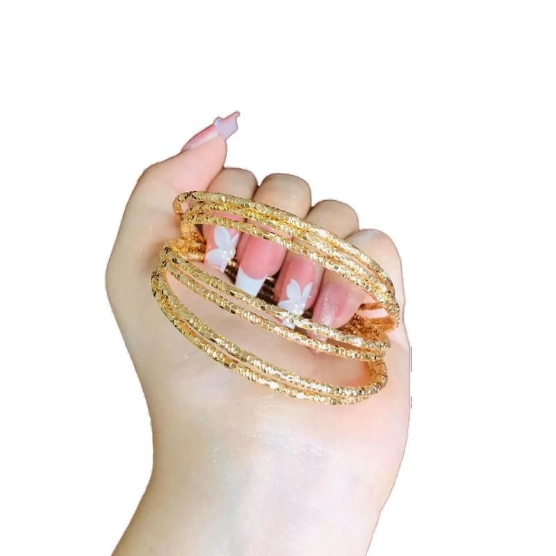  Bộ Ximen 7 vòng đốt trúc thiết kế sang trọng thời trang - Trang sức Titan Nữ 