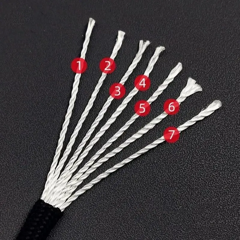 Dây Paracord, 7 Lõi, 550 Mảnh, Đường Kính 3 8 16 M, Độ Dày 4Mm, Thích Hợp Để Cắm Trại Ngoài Trời, Dây Sinh Tồn, Dây Dù, Đi Bộ Đường Dài, Phụ Kiện Lều 1