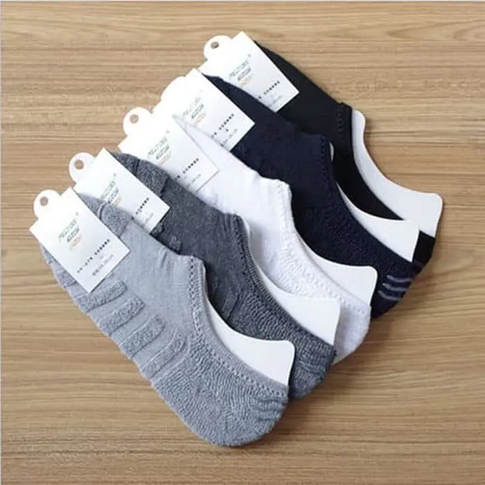 KK011 Kaos Kaki Handuk Tebal Hidden Socks Unisex Kaos Kaki Pendek Pria