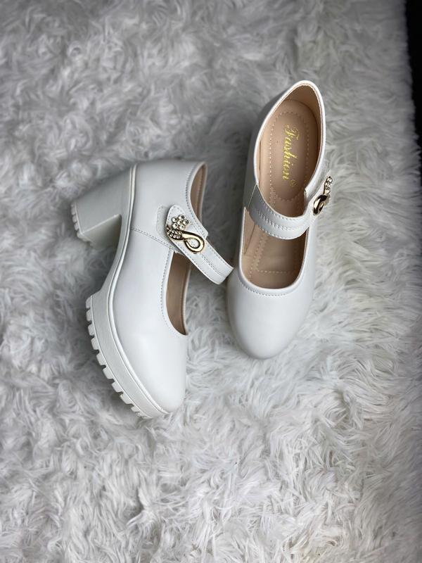 Giày nữ  cao gót  đế Pu nhẹ 7cm quai dán đính hoa Shoes Jean  size 34-41 đi tiệc 7