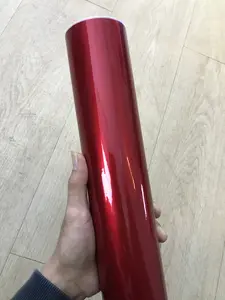 Skotlet merah maroon metalik candy glossy profix vinyl premium ( L 45cm x P 50cm)