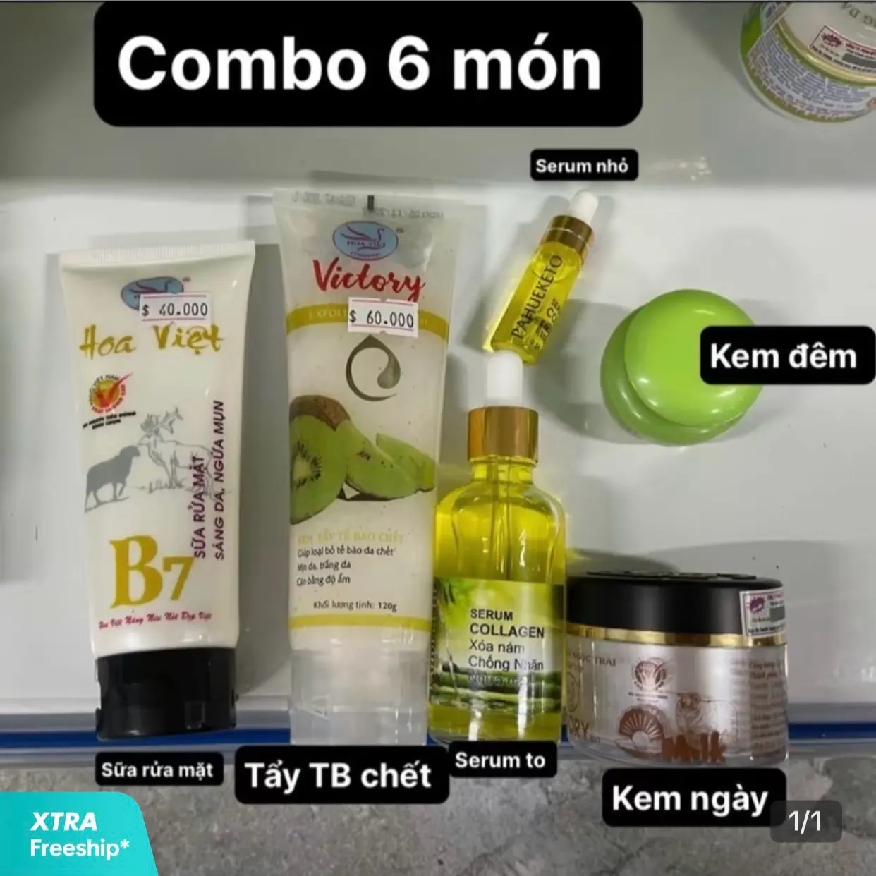 Combo 6 sản phẩm Hoa việt