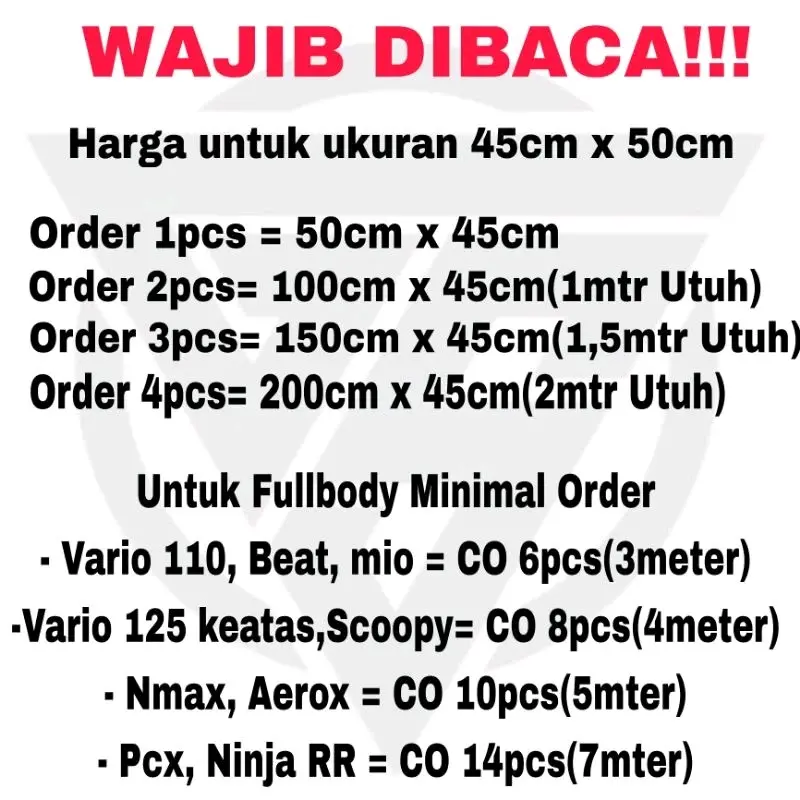Sticker skotlet motor warna ungu lillak Motorcycle 2