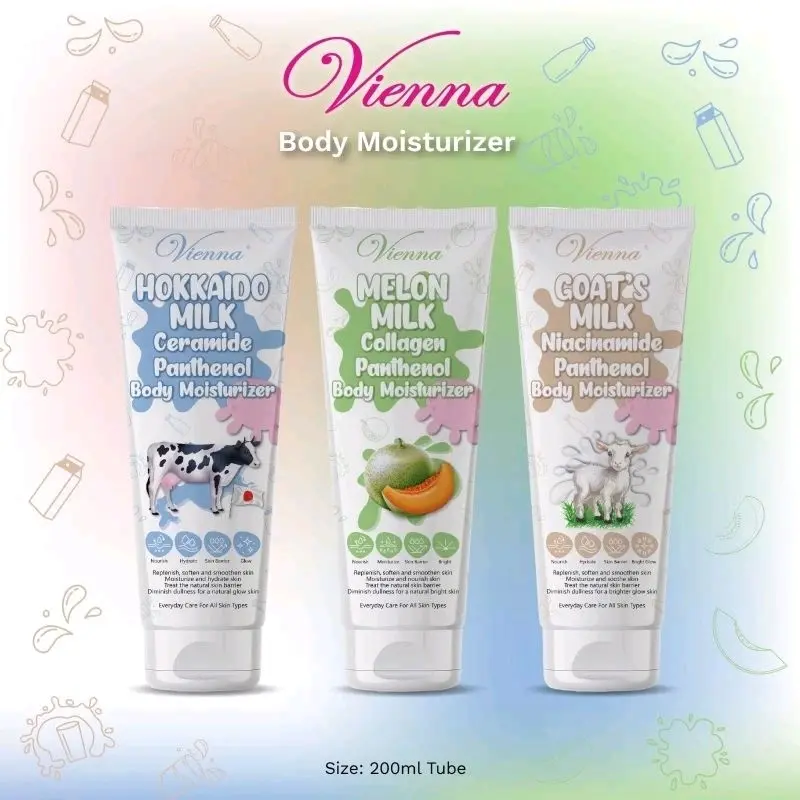 vienna body moisturizer Tubuh Lotion Hand Pencerah 0