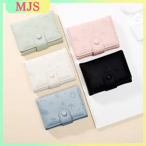 MJSeen  Dompet Mini Wanita dengan Pola Emboss yang Elegan - Tambahkan Sentuhan Mewah pada Gaya Fashion Anda cod