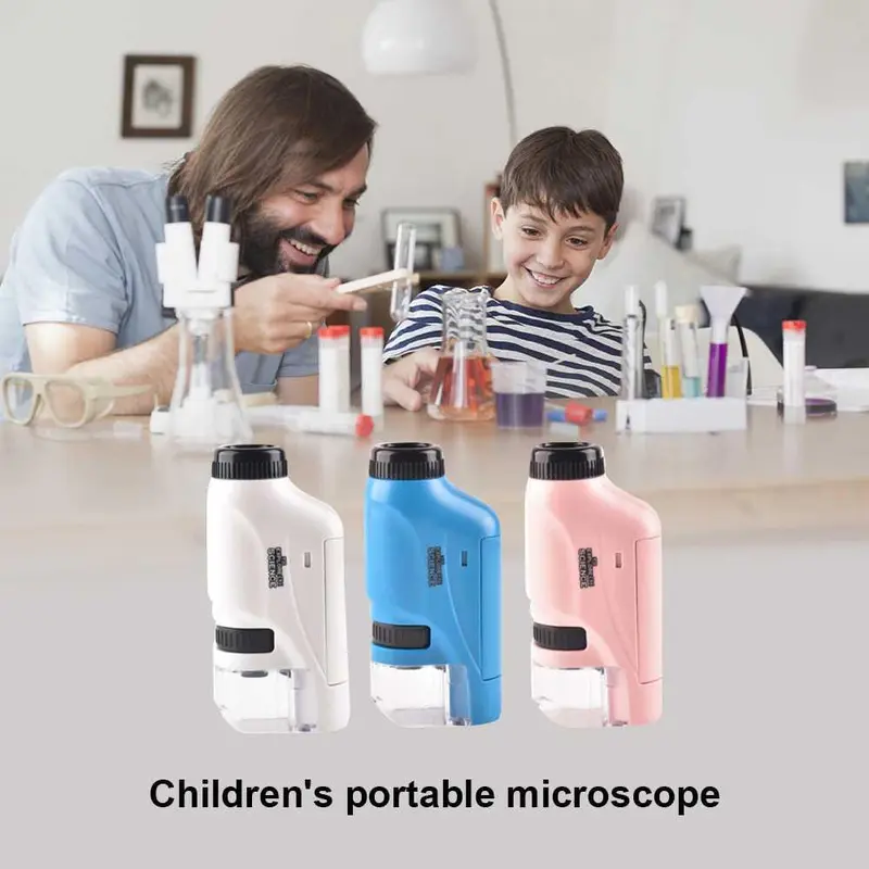 Linmora Mikroskop Mini Pocket Lab 60X-120X Magnification - LZ8602 4
