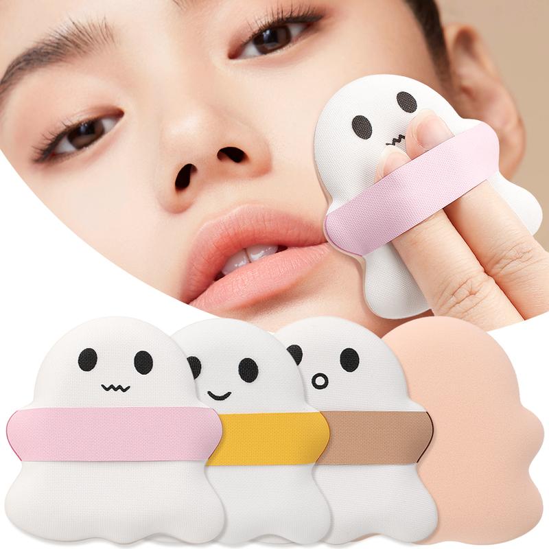 Product Introduction of 1Pc Soft Cartoon Cute Mini Powder Puff Suitable for Applying Foundation Concealer Powder Puff Wet and Dry Sponge Makeup Puff 15