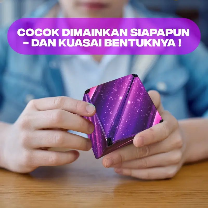 MAGIC CUBE MAINAN MONTESORI |KUBUS RUBIK |EDUKASI TOY |STRESS RELIEF Hadiah Kotak Plastik Dewasa Games Magnet 2