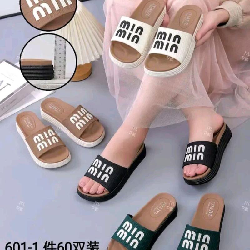 Dép lê nữ quai min đế cao êm mềm hàng Qc 1
