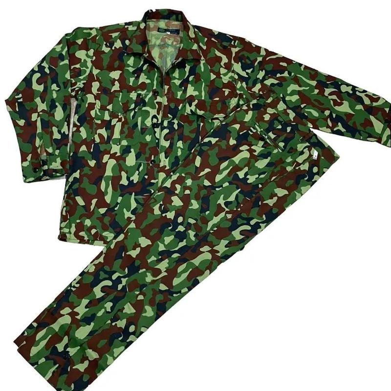 Bộ quần áo-áo-quần lao động,quần áo bảo hộ lao động nam nữ rằn ri đặc công Menswear Kaki Sơ Mi