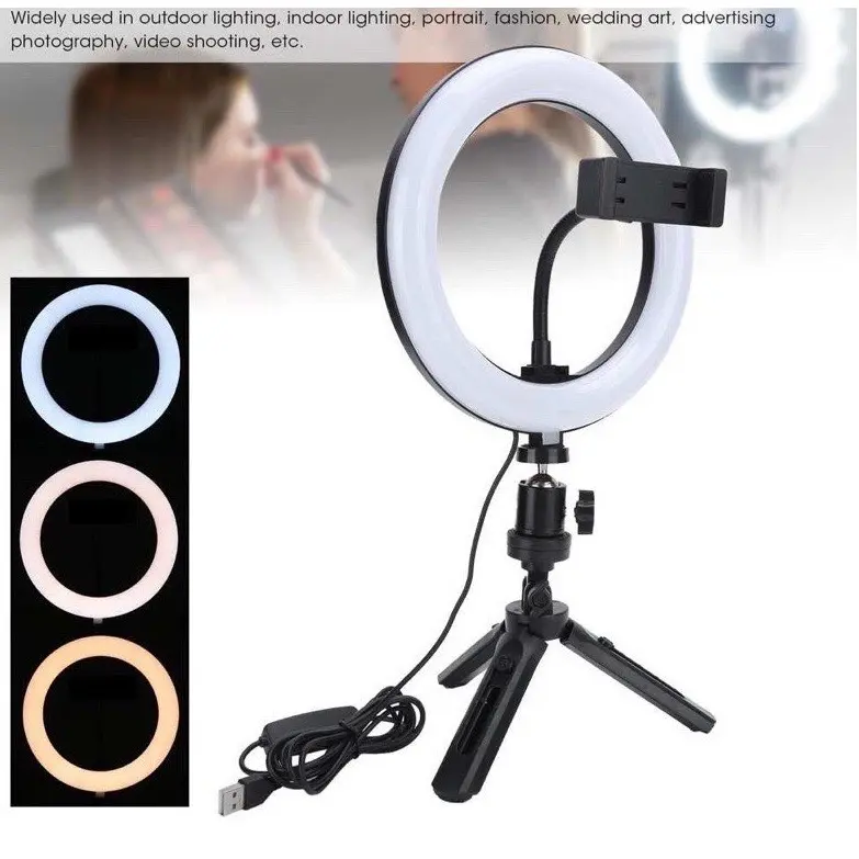 Đèn livestream để bàn size 26,33cm 3