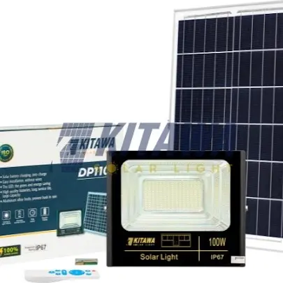 Đèn pha 100W Năng Lượng Mặt Trời chính hãng KiTAWA 100W (DP1100)