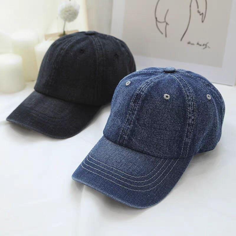 [CAPNH] Mũ lưỡi trai jeans trơn thời trang năng động cá tính trẻ trung phù hợp cho mọi lứa tuổi NaHi ngochieu1111 4